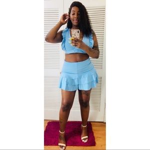 Cascading Ruffle Skirt Set